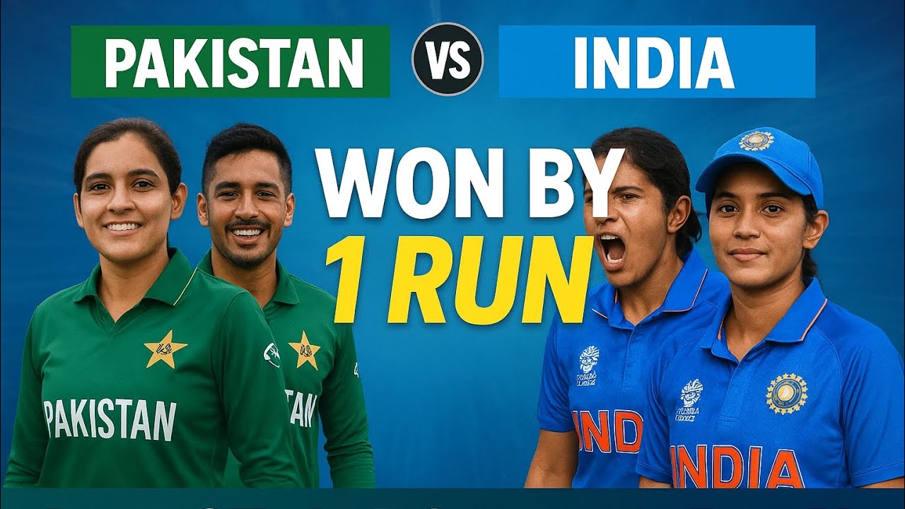 Pakistan Women vs India Women | Last Over Thriller | Pakistan Won by 1 Run | Highlights 