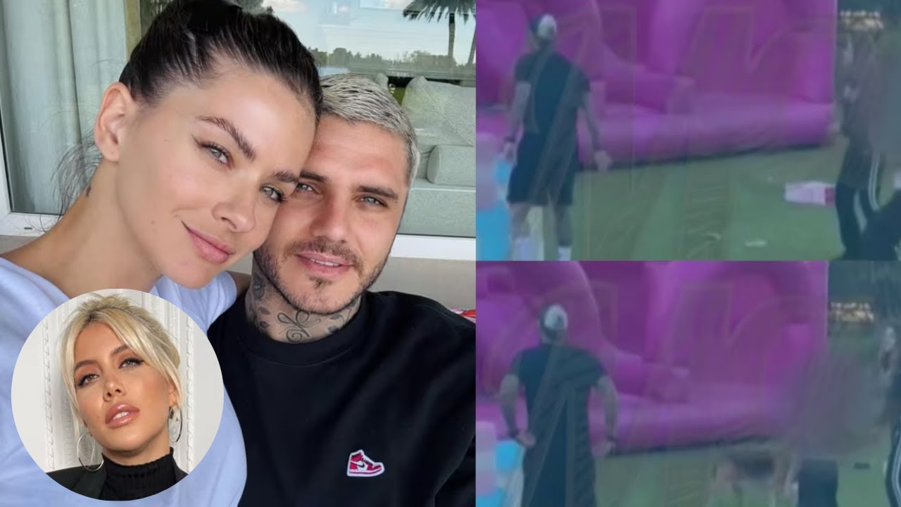 ¿QUE HARÁ WANDA NARA? Mauro Icardi con sus hijas y China Suárez, tras desafiar a la Justicia