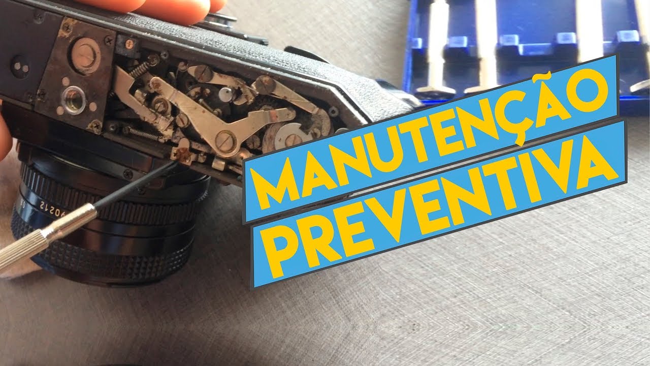 Câmera Velha #89 Manutenção preventiva de Câmeras Analógicas