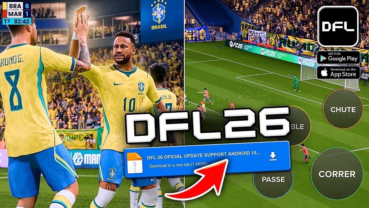 DLF 26 EA FC 27 UPDATE MEDIAFIRE DIRECT | REAL CAREER MODE | DFL 26 MODS (REVIEW & GAMEPLAY)