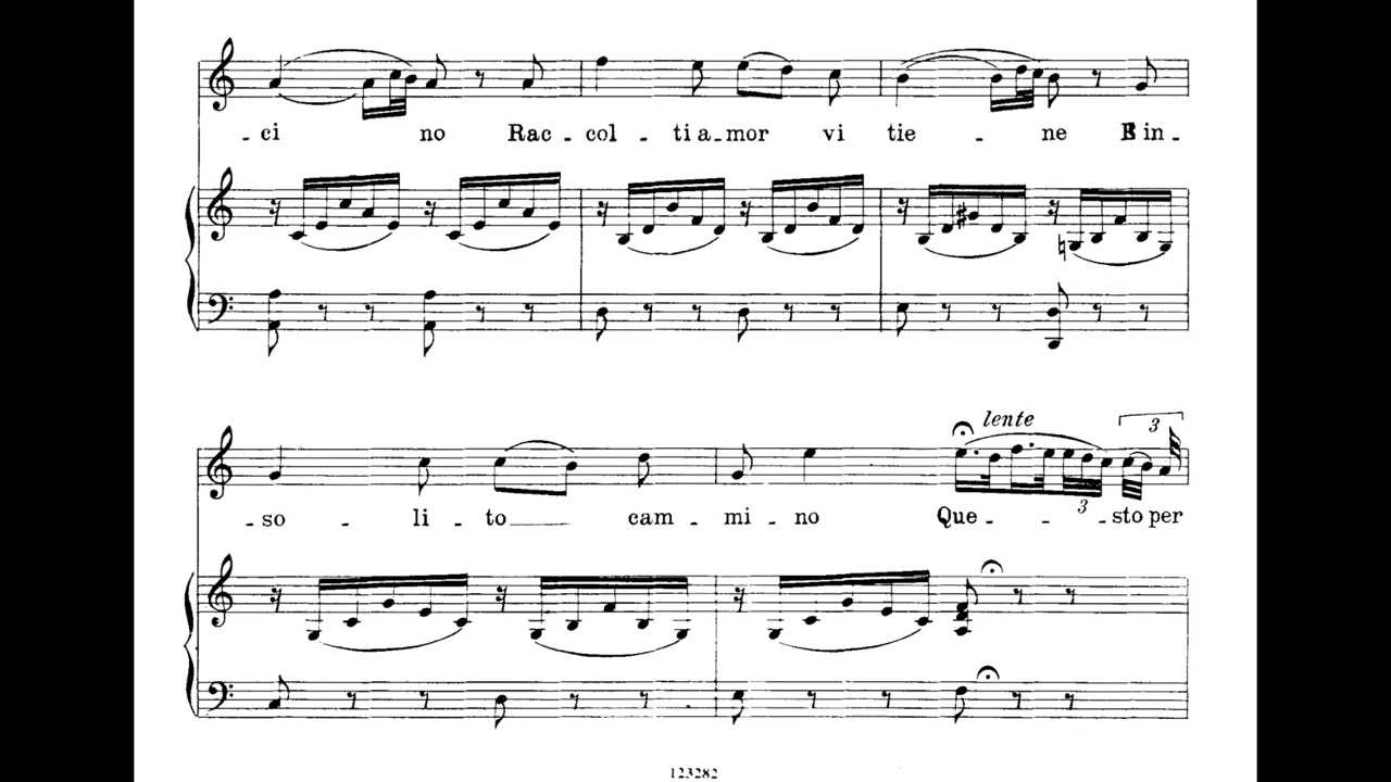 13 of 15 BELLINI: Almen se non possio (from Composizioni da Camera)