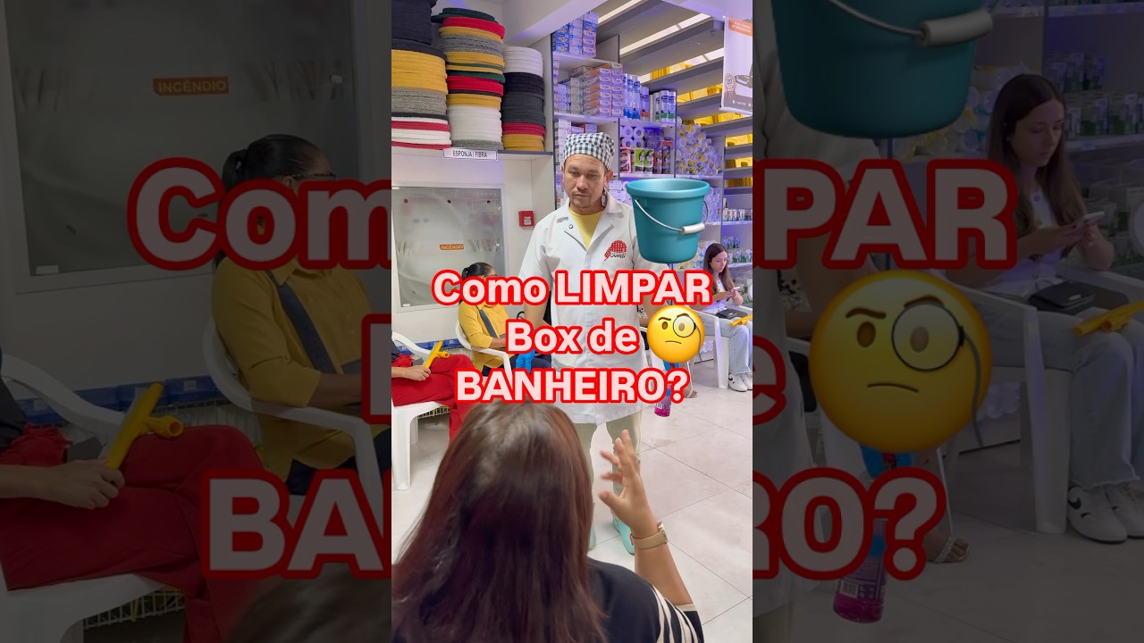 Como LIMPAR Box de banheiro?