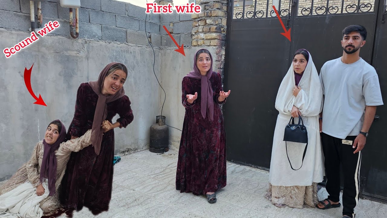 The two sides of Ahmad and Khadija's love! Ex-second wife in her new wedding dress!