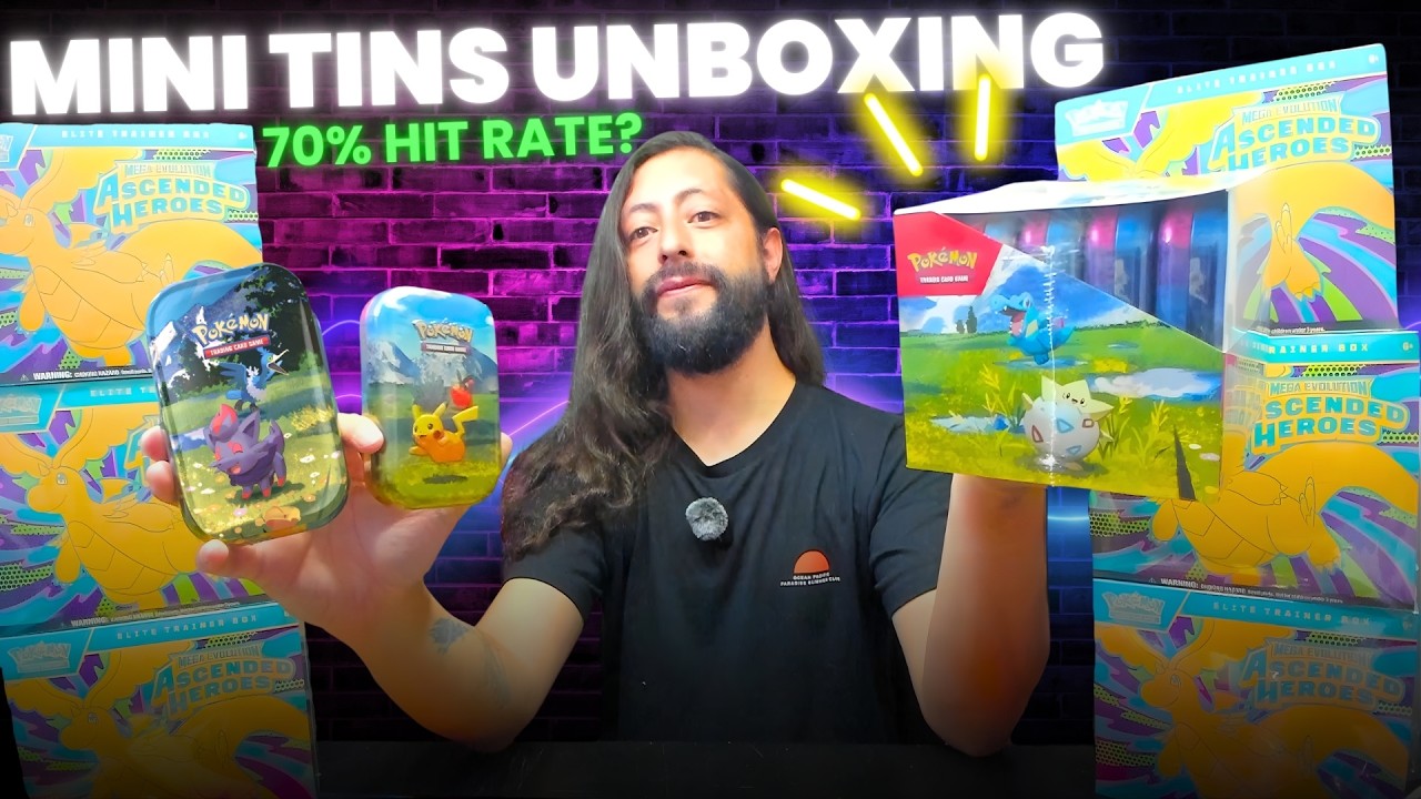 ROTISIMAS!😱 Mini Tins Ascended Heroes, 70% Hit rate?