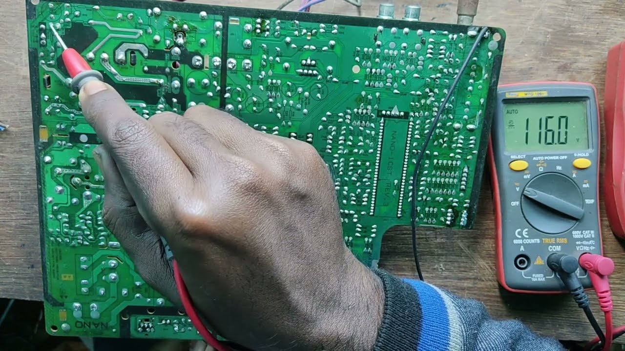 videocon CRT TV stand by release but no EHT no picture