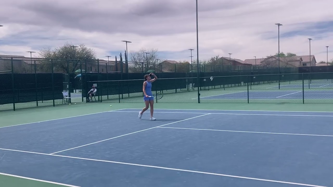 Матч-пойнт, финал женского одиночного разряда ITF J300, Тусон