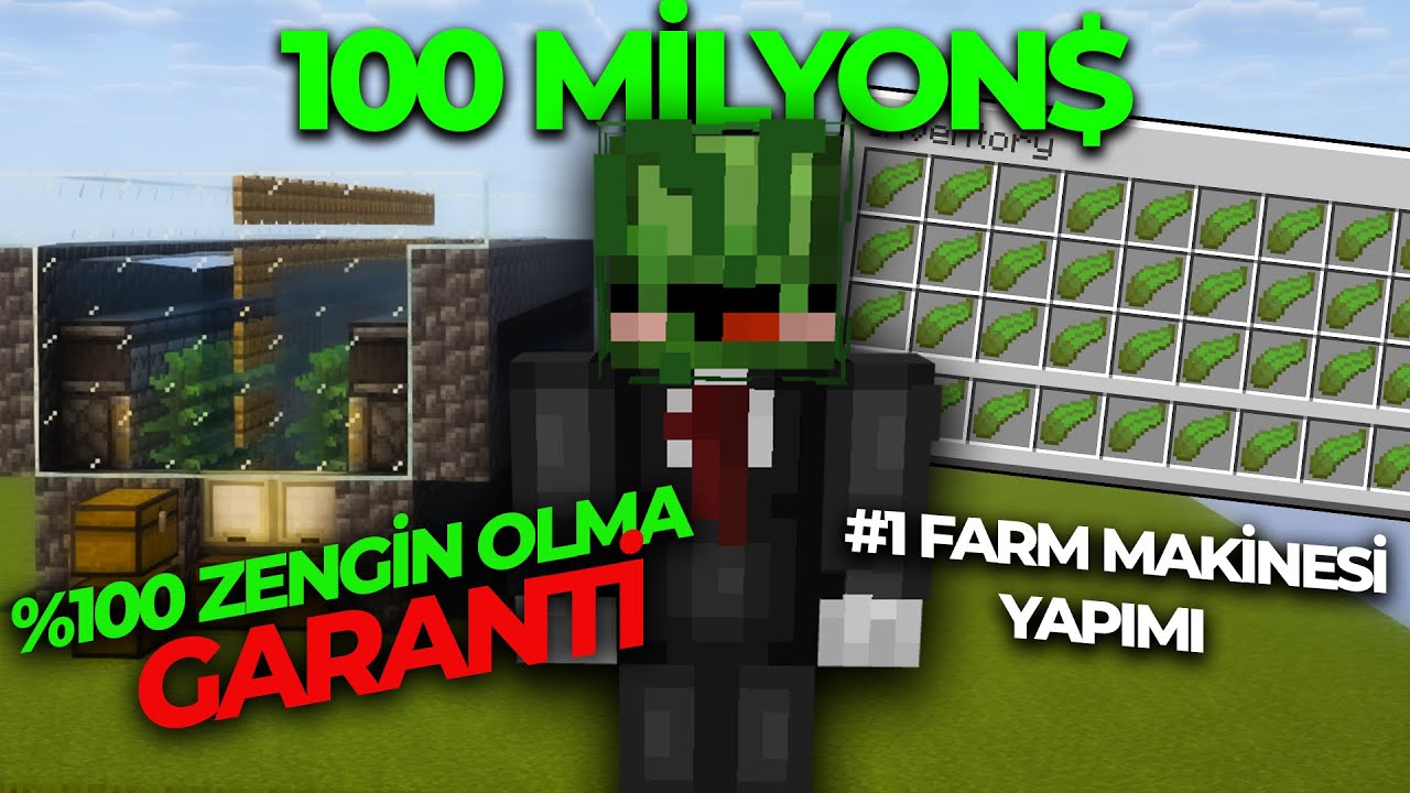 SU YOSUNU (KELP) FARMI İLE SMP DE NASIL ZENGİN OLUNUR 
