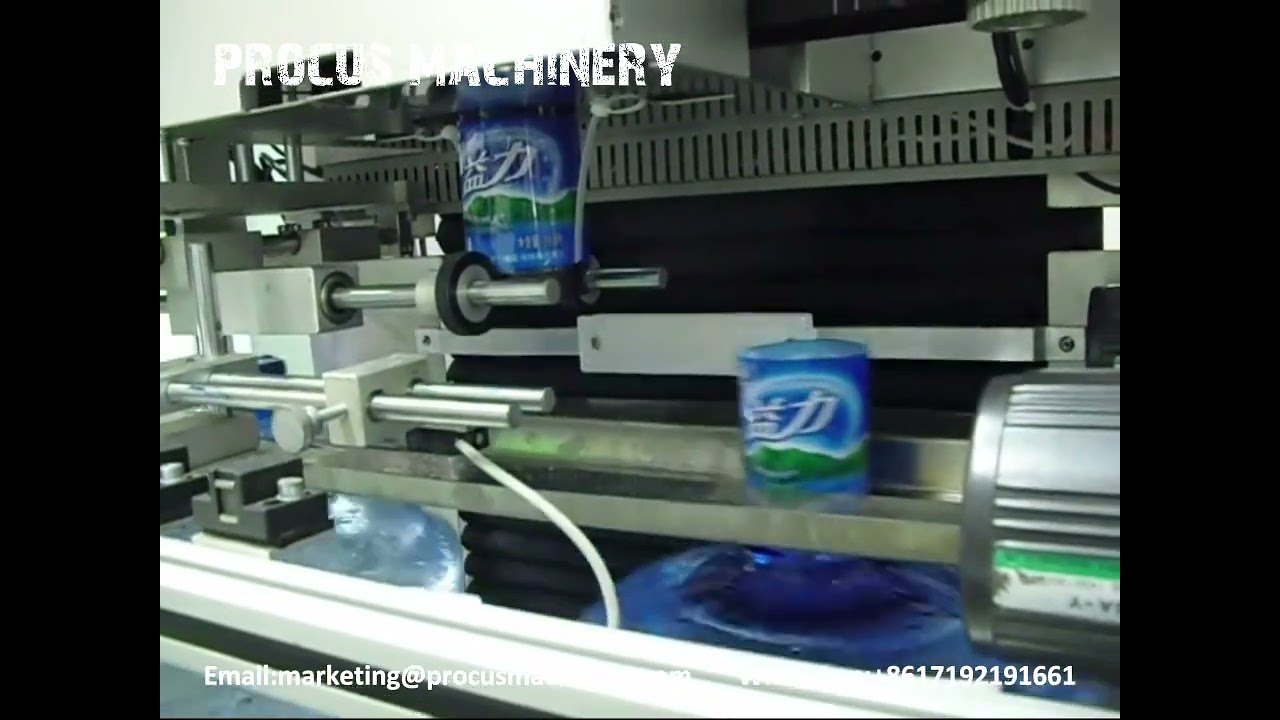 5 gallon water bottle caps tamper-evident shrink band applicator machine