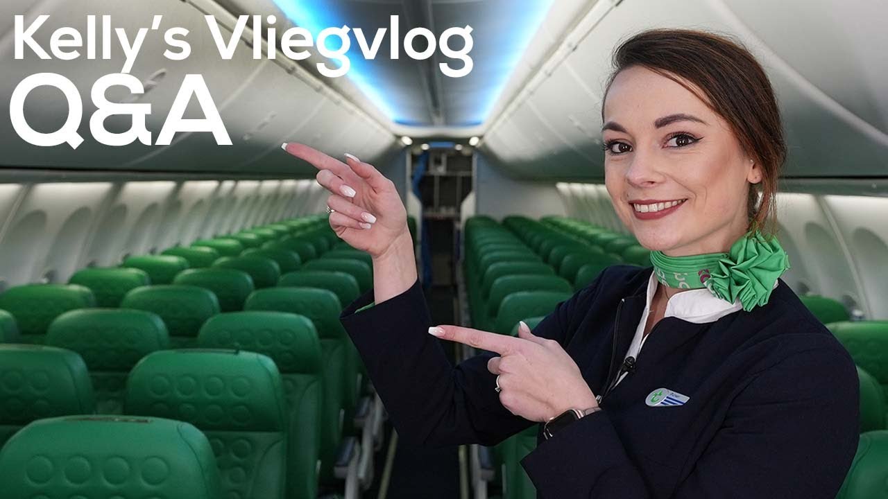 Q&A! HOE ga je om met AGRESSIEVE passagiers?! | Vliegvlog Kelly #9