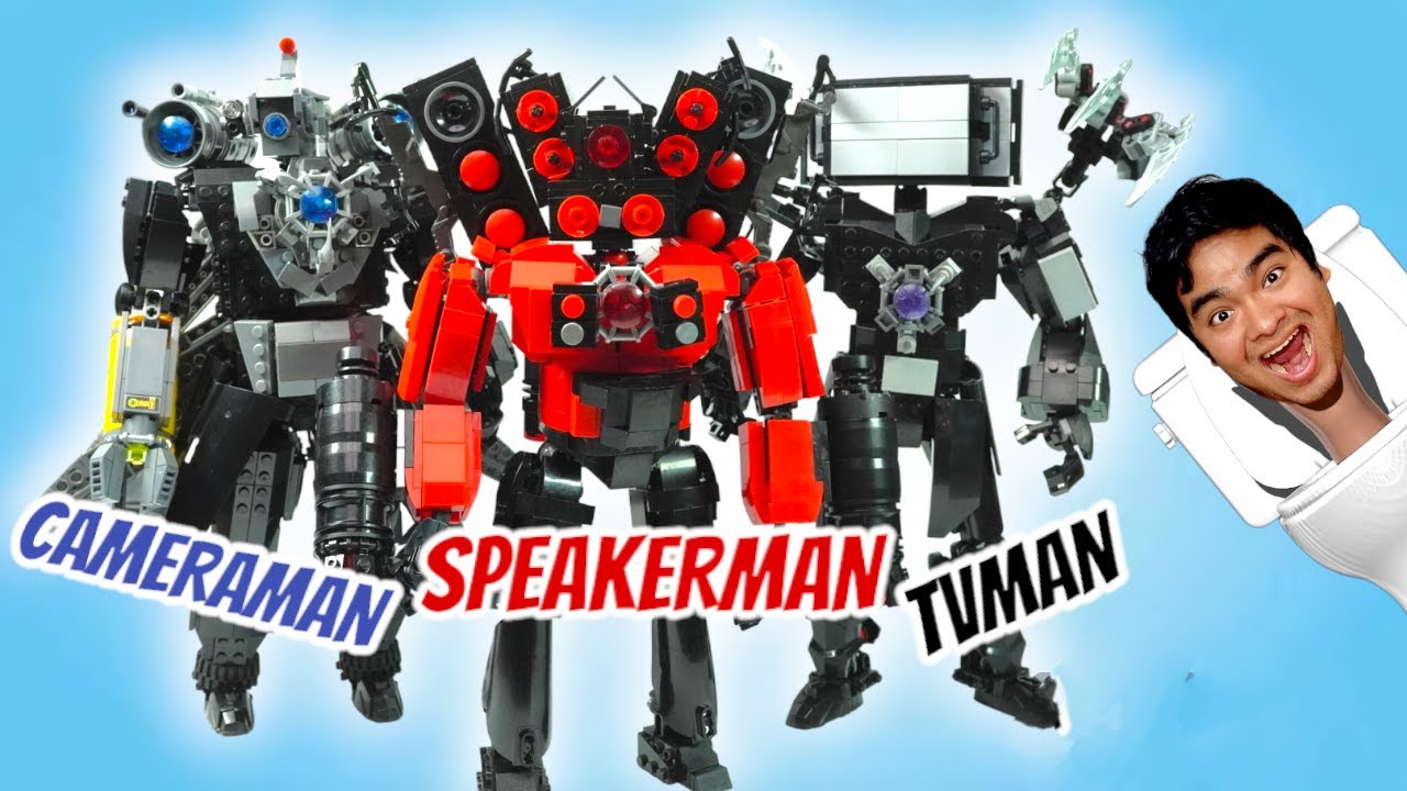 HICE A LOS 3 TITANES MEJORADOS TV MAN , CAMERAMAN Y SPEAKERMAN DE SKIBIDI TOILET - COMPILACIÓN
