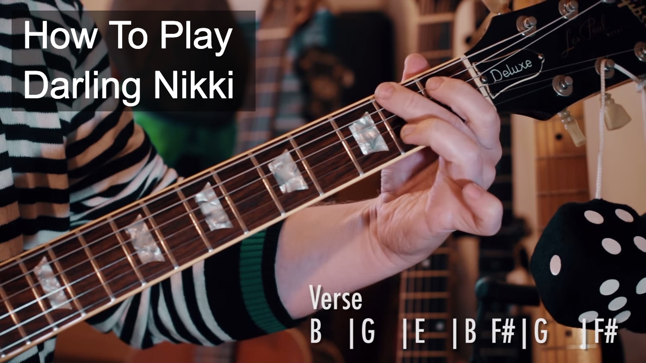 Учебник по игре на гитаре Darling Nikki Prince