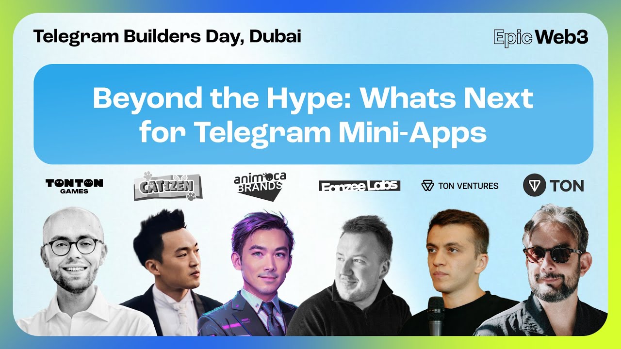Panel Discussion: Beyond the Hype: Whats Next for Telegram Mini-Apps | Telegram Builders Day, Dubai
