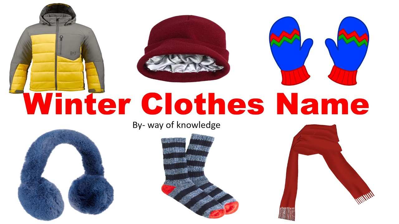Winter Clothes Name | name of winter clothes #education #kvsacademy #english /way of knowledge