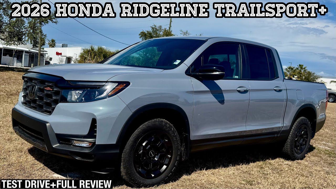 Honda Ridgeline Trailsport+ 2026: ТЕСТ-ДРАЙВ + ПОЛНЫЙ ОБЗОР