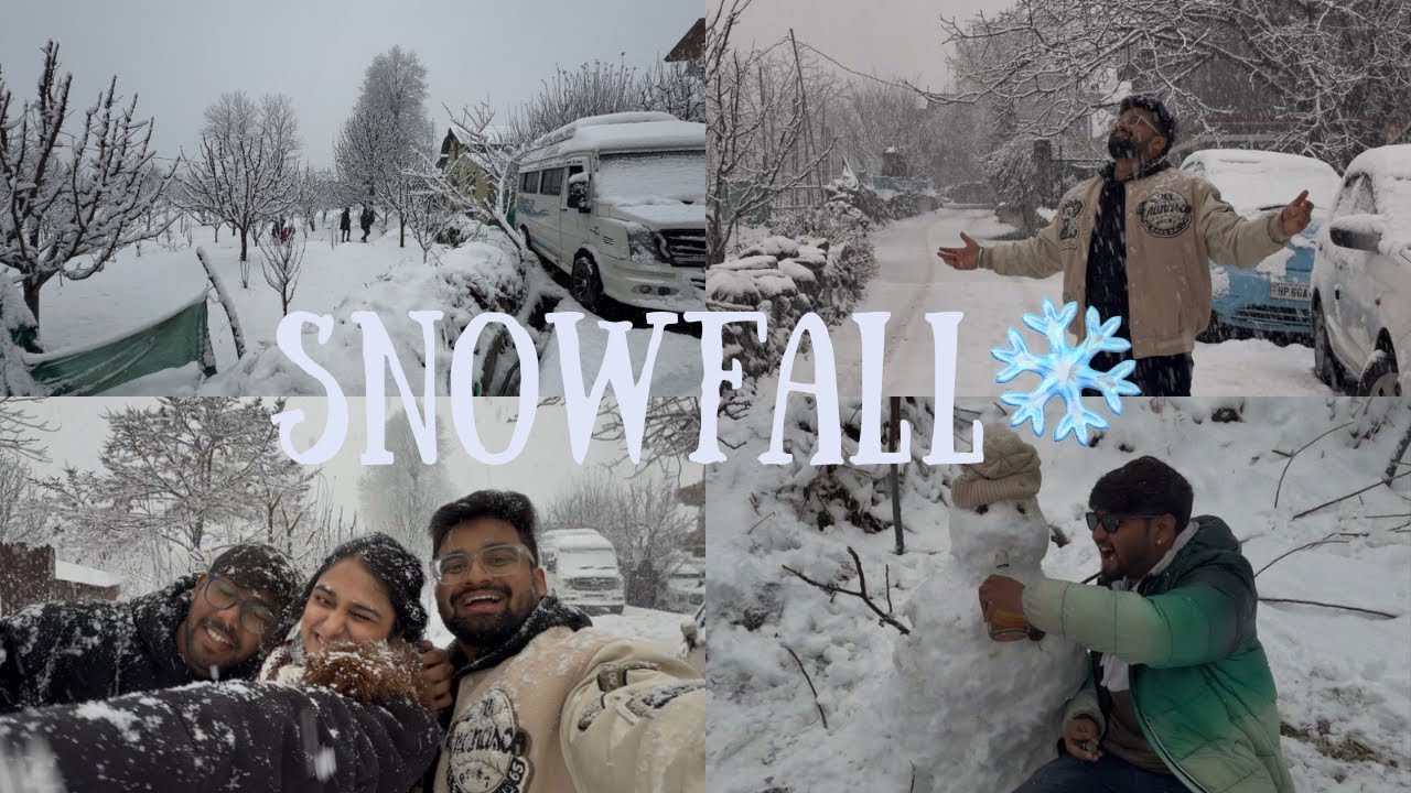 Snowfall in Manali ❄️😍 | First Time Snow Experience | Part 7