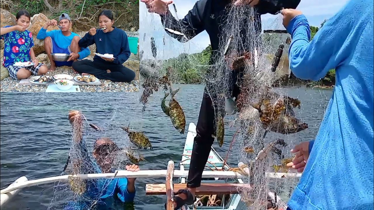 JACKPOT MARAMING SAMARAL ANG NAHULI NAMIN SA LAMBAT || CATCH & COOK #netfishing #islandlife #enjoy