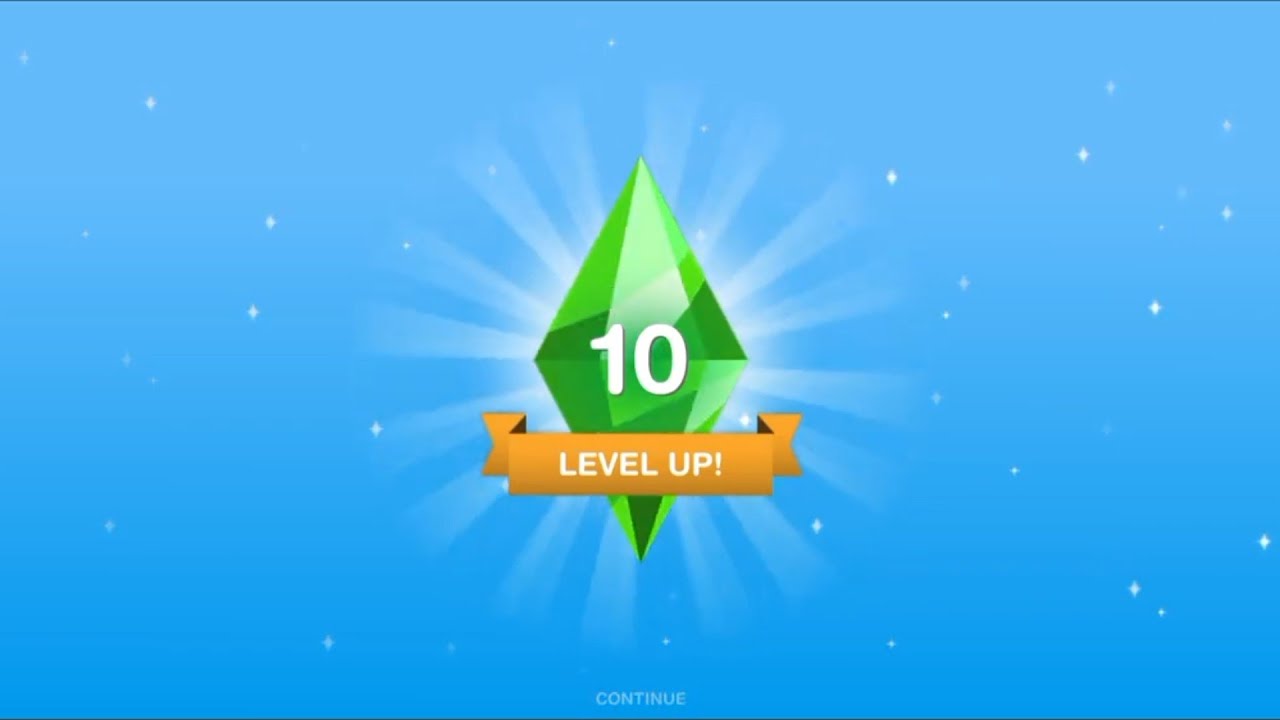 The sims freeplay level 10 