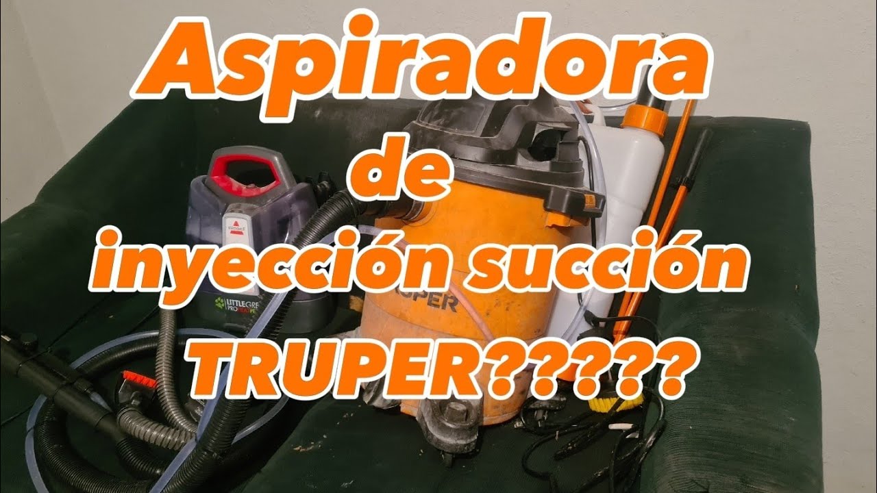 Probando si se puede lavar tapicería con aspiradora Truper, ojalá pueda servirle esta idea, saludos🙂