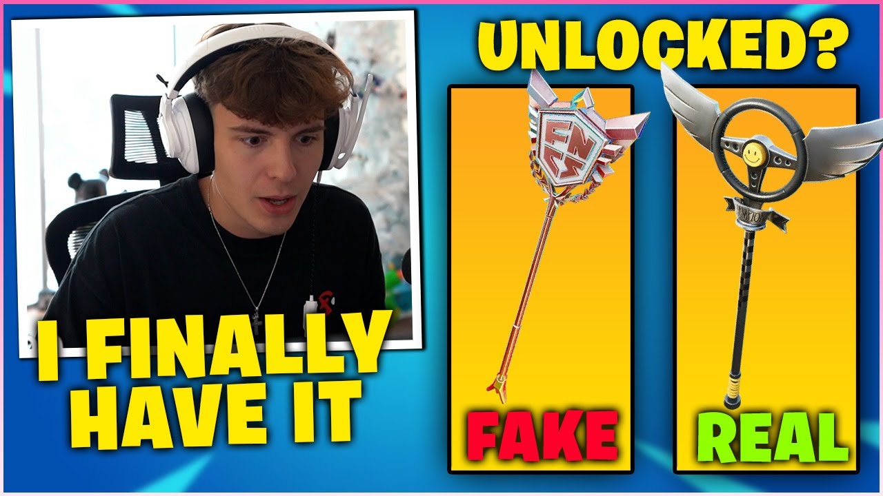 CLIX Uses FAKE FNCS Pickaxe & Shows Why It&rsquo;s Better Than The AXE Of Champion (FNCS Pickaxe)
