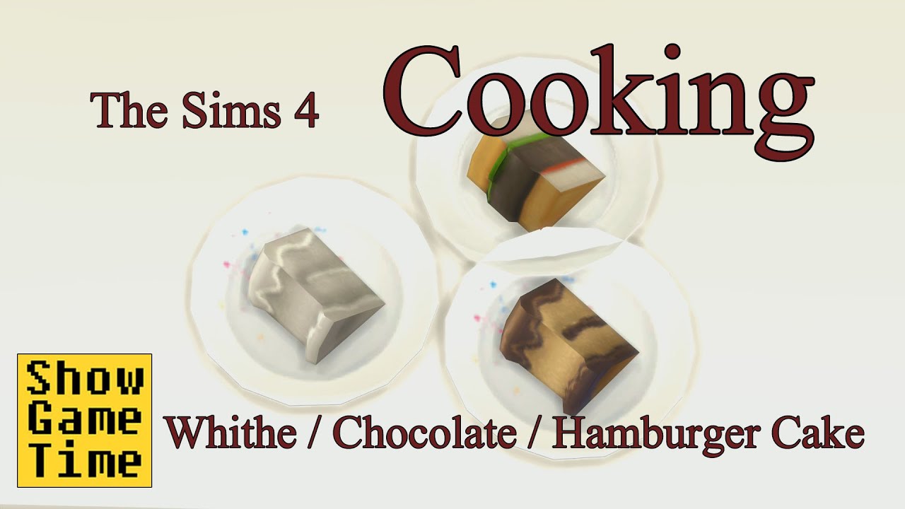 [The Sims 4] Cooking scenes - Cakes