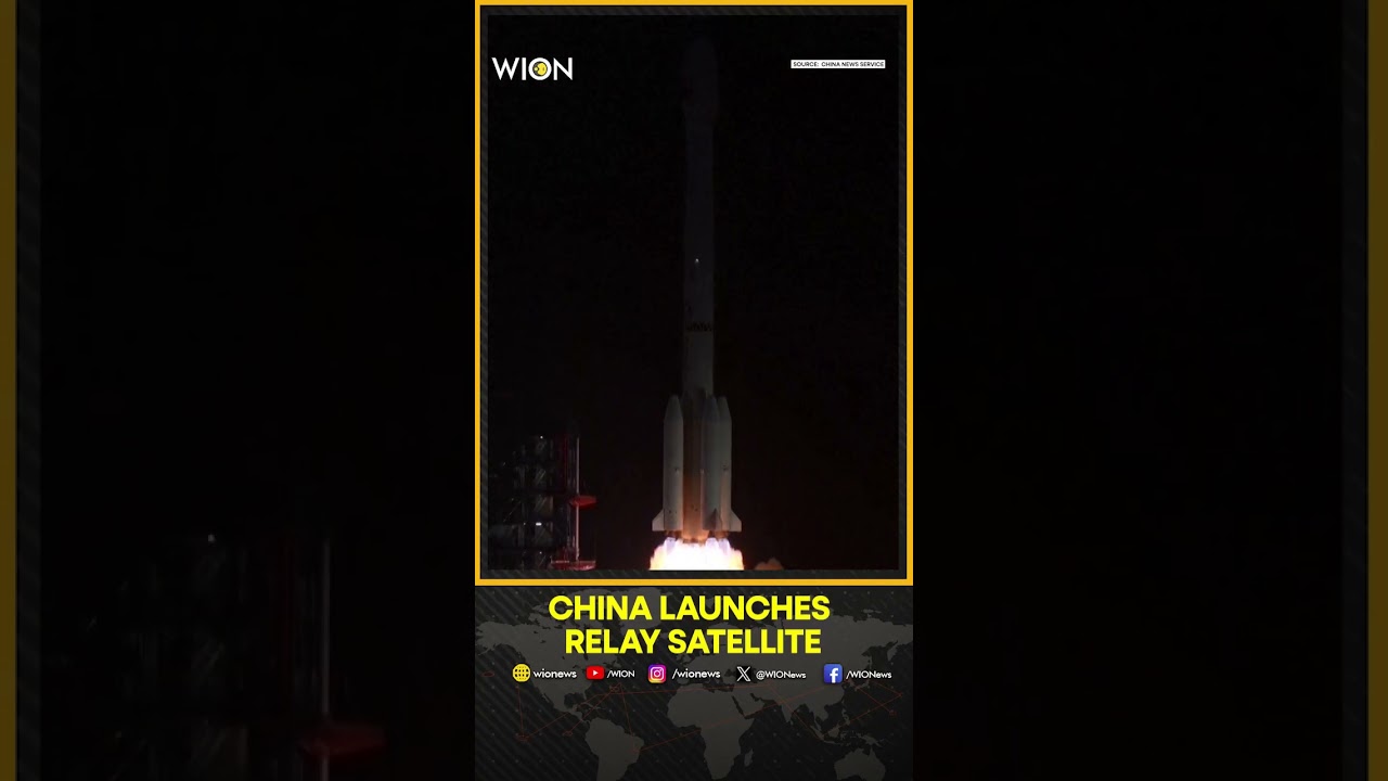 China Launches Tianlian II-06 Data Relay Satellite | WION Shorts