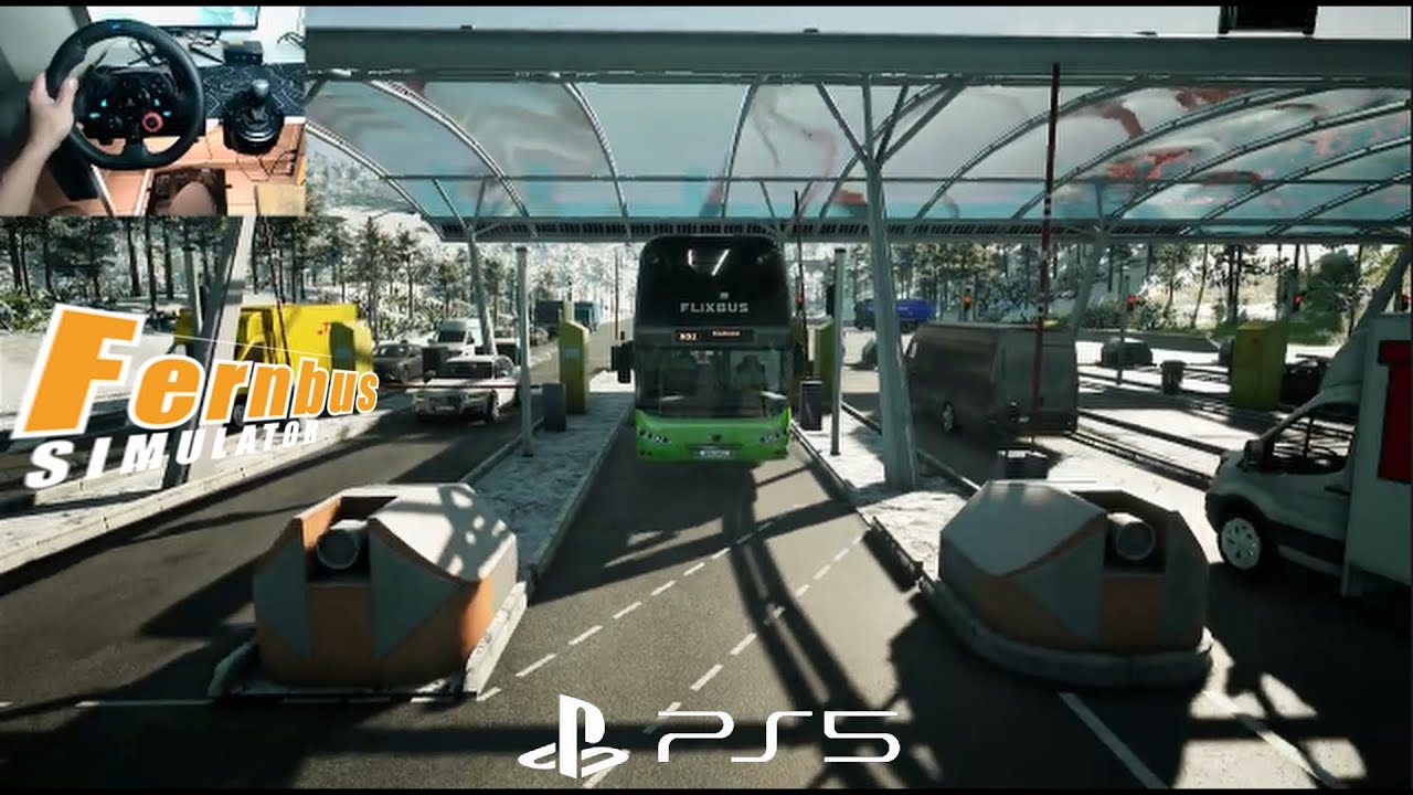 FERNBUS SIMULATOR PS5 I MASTERING THE LONG HAUL ( Steering wheel gameplay + CAM ) #fernbussimulator