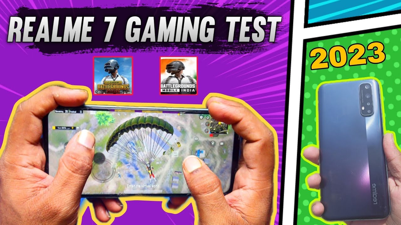 REALME 7 GAMING TEST IN 2023 || REALME 7 BATTERY TEST IN 2023