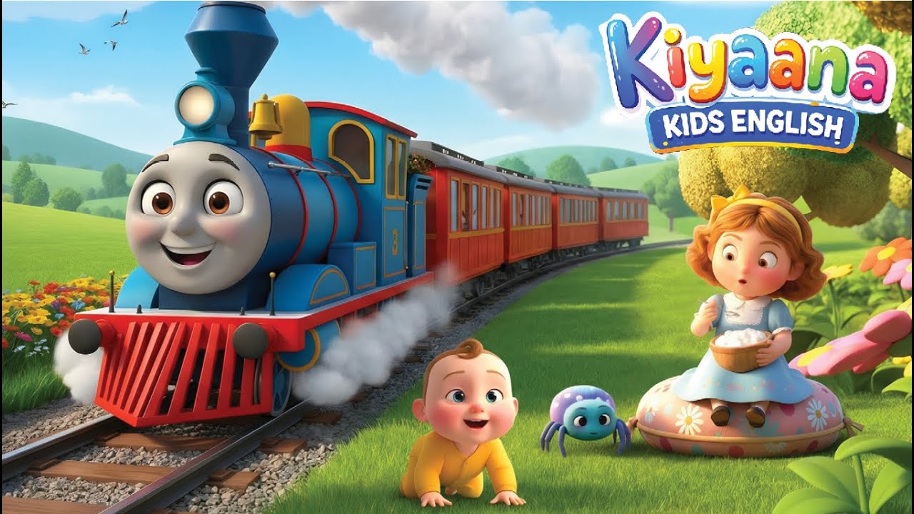 The Tiny Train Learning Movement Rhymes 2026 for Toddlers | Kids Nursery Rhymes | Kiyaana Kids