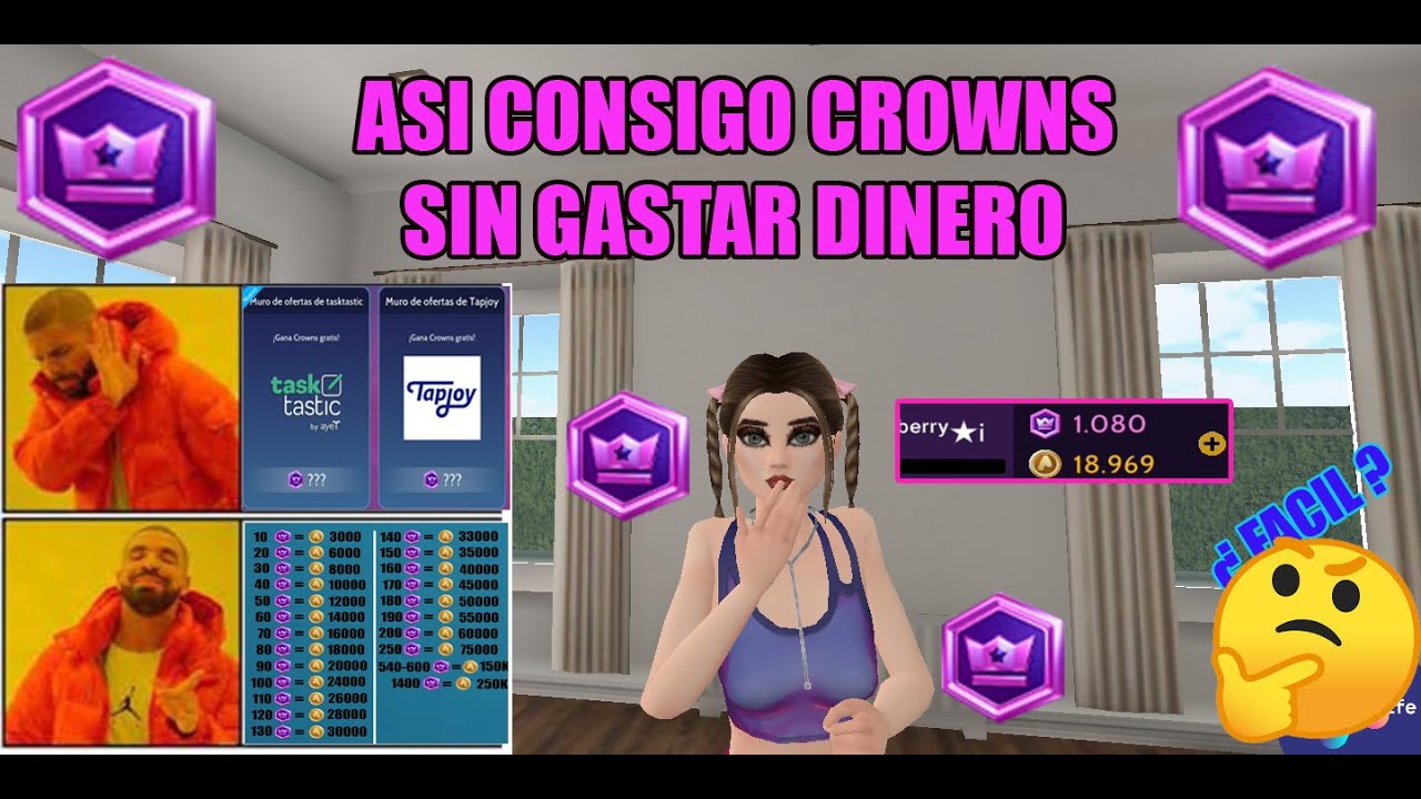 COMO CONSIGO CROWNS SIN RECARGAR ?  - avakin life