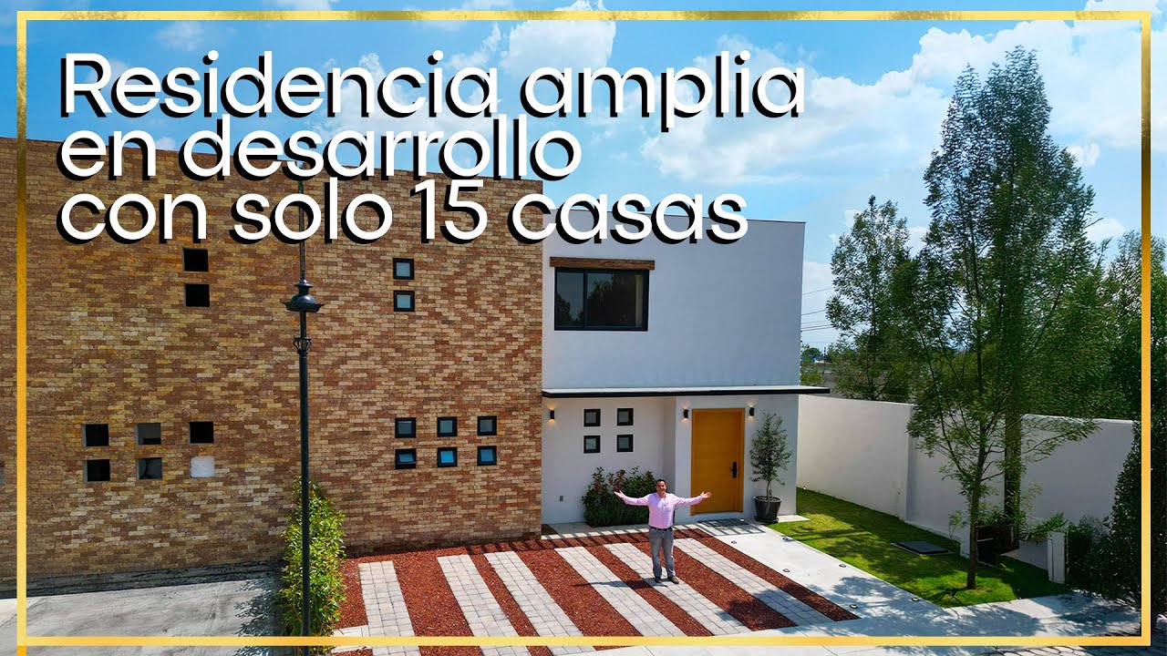 I-1952 Casas amplias y muy iluminadas, disponibles en un proyecto con solo 15 residencias en Metepec