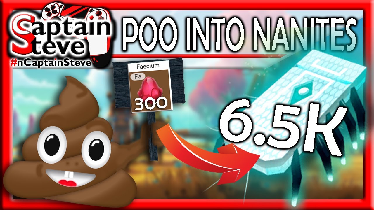 No Man's Sky Fauna Poo Faecium Into Nanites Easy Quick Nanite Farming Captain Steve NMS PS5 Gameplay