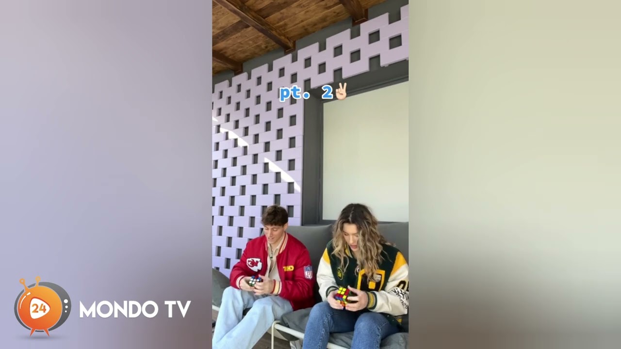 Amici 22, Maddalena e Alessio provano a risolvere il cubo di Rubik