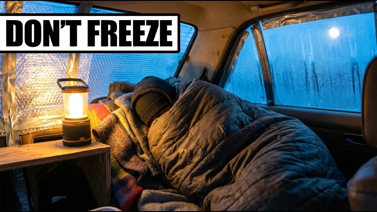 How Homeless People Sleep In a Car Without Heating