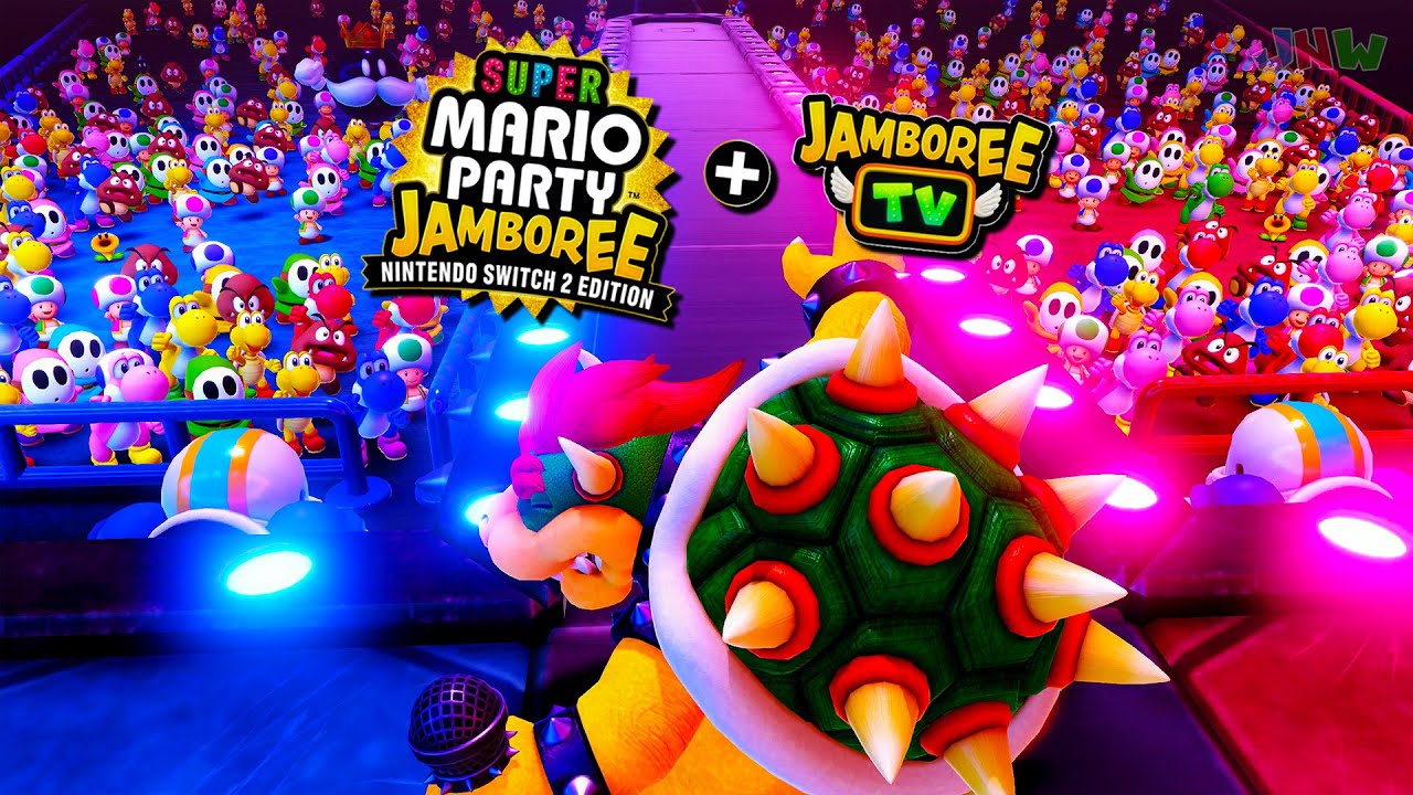Super Mario Party Jamboree TV - Bowser Live Microphone & Camera (Switch 2 Gameplay)