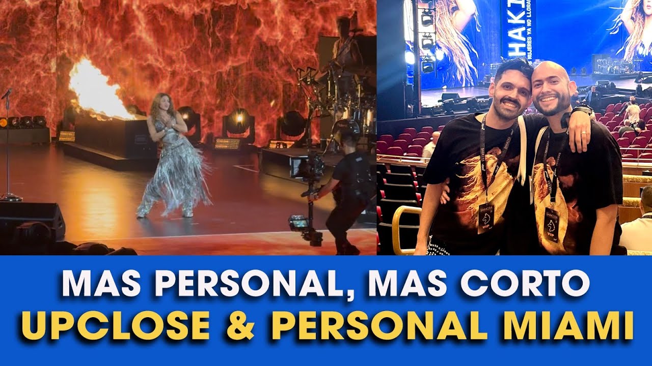 Shakira Up Close & Personal | Un concierto emotivo y muy cortico 😅 | Mensaje especial para 🇪🇸