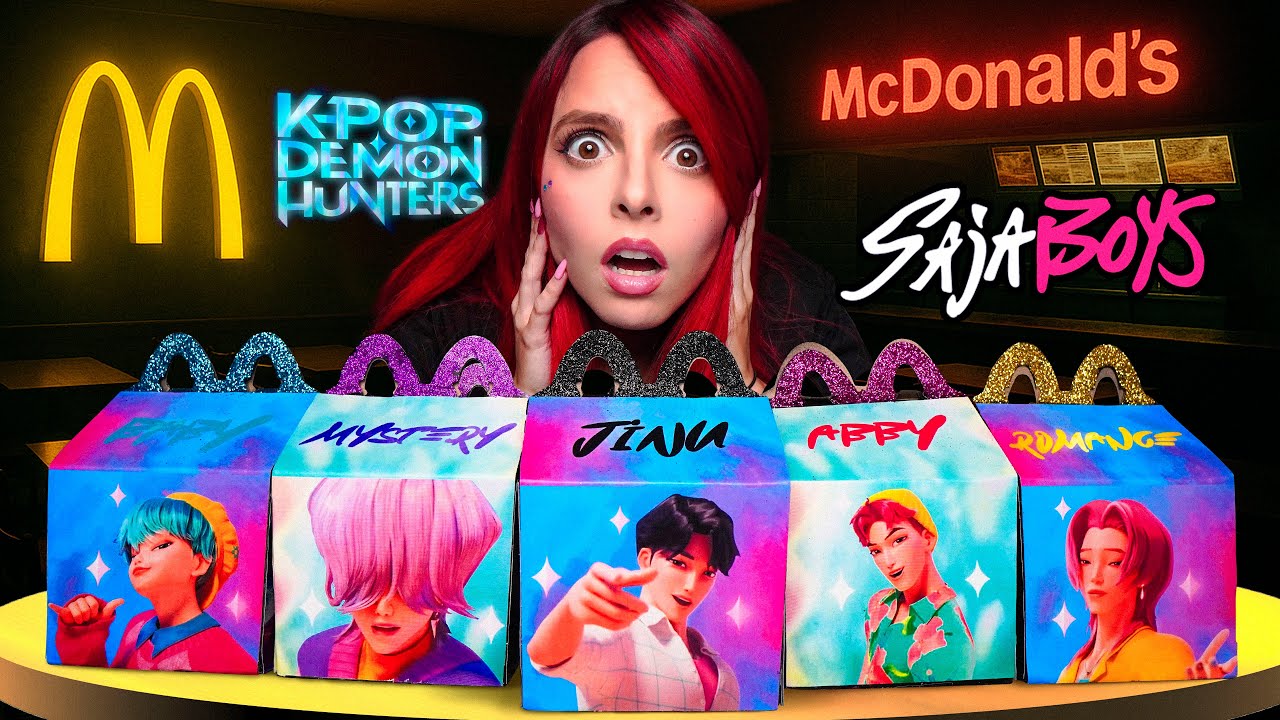 NUNCA COMPRES las CAJITAS FELICES de los SAJA BOYS a las 3 AM❌ (Guerreras KPOP)