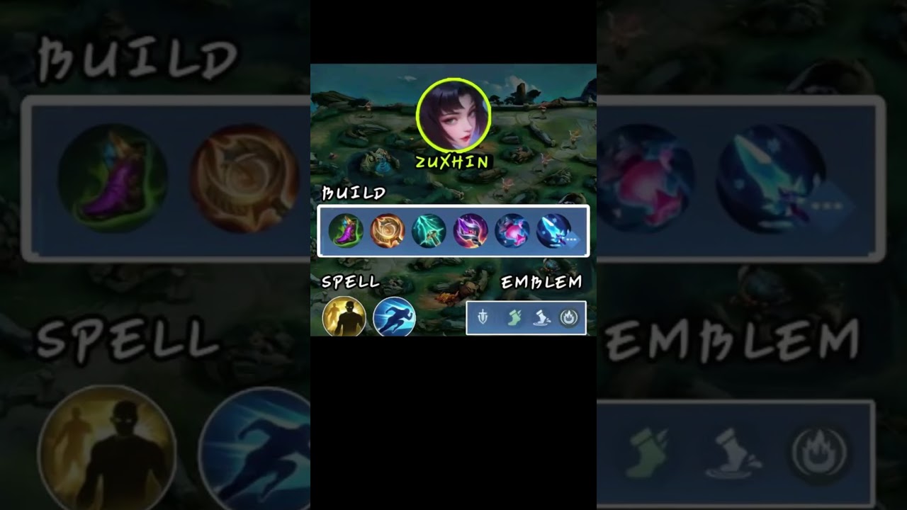 ✅ ZUXHIN MIDLANE ML BEST BUILD 2025 #mobilelegends #mlbb #gaming #chouexp #shortvideos