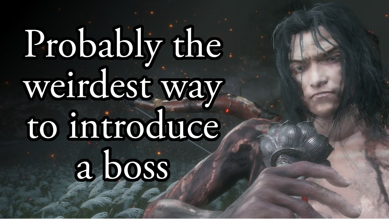 A guy crawling out of another guy's neck