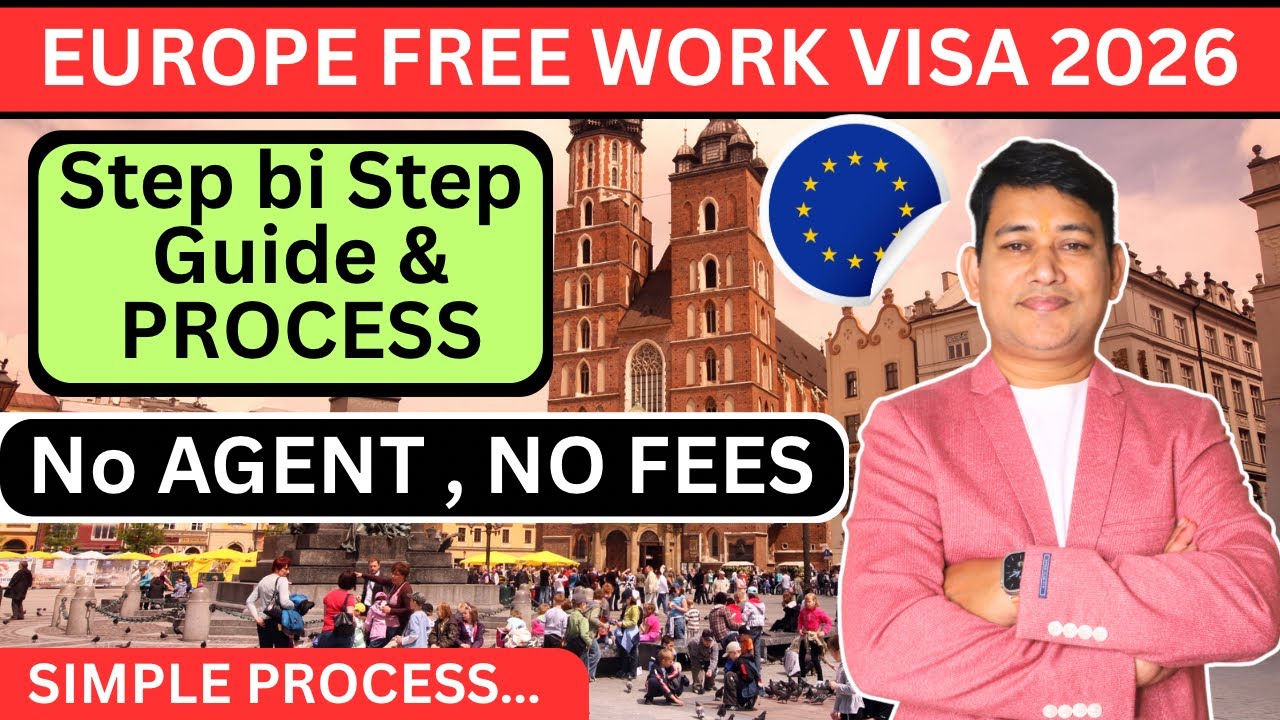 EUROPE FREE WORK VISA 2026 || STEP BI STEP GUIDE & PROCESS || NO AGENTS , NO FEES, NO COST