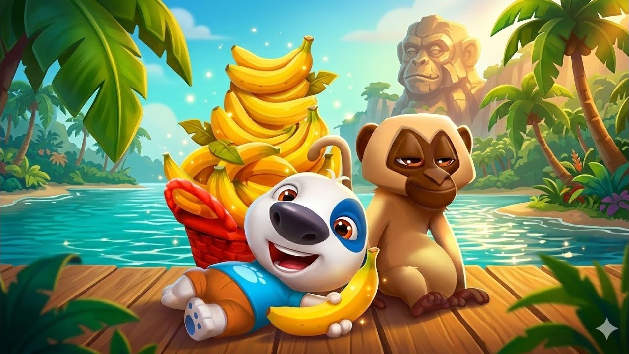 My Talking Hank islands Monkey unlocked Gameplay Android ios 