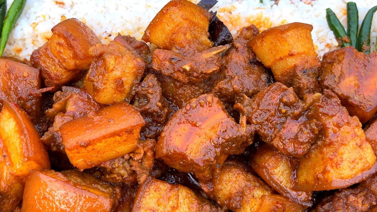 FULL Vlog 5Kg Pork Belly ! Cooking & Eating ! Two Good Yummy Pig Curry Recipe 😋