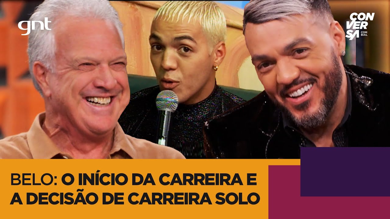 Belo fala do inicio da carreira e conta da decisão de virar cantor solo! | Conversa com Bial | GNT
