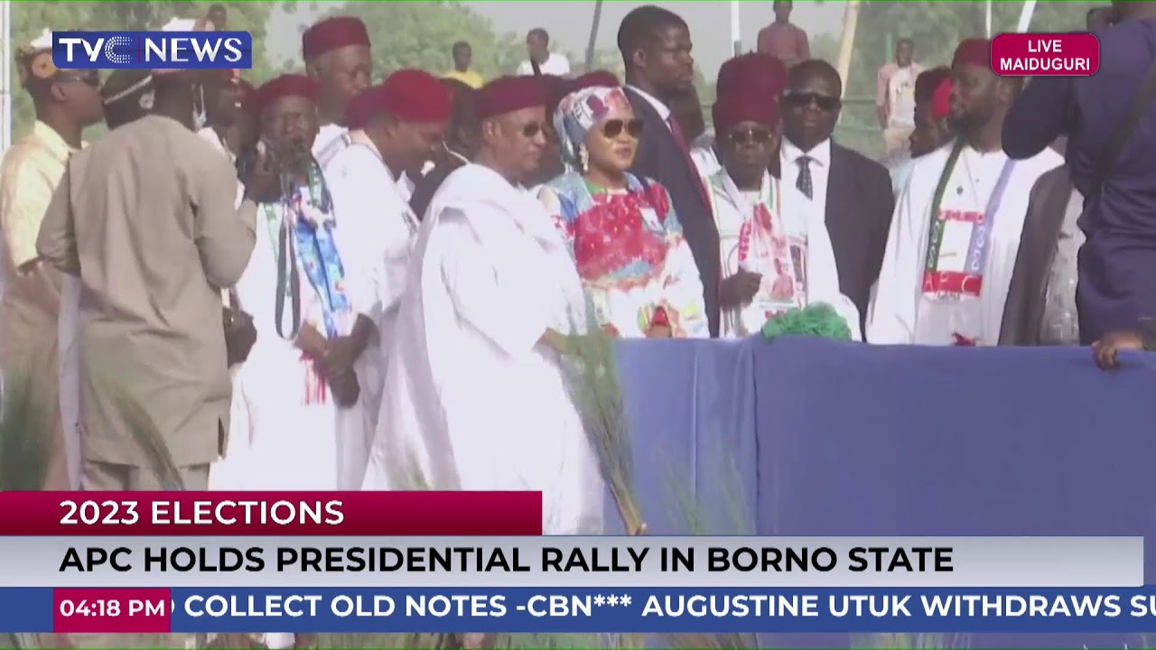 APC RALLY IN BORNO STATE | ASIWAJU IN MAIDUGURI | MUST WATCH