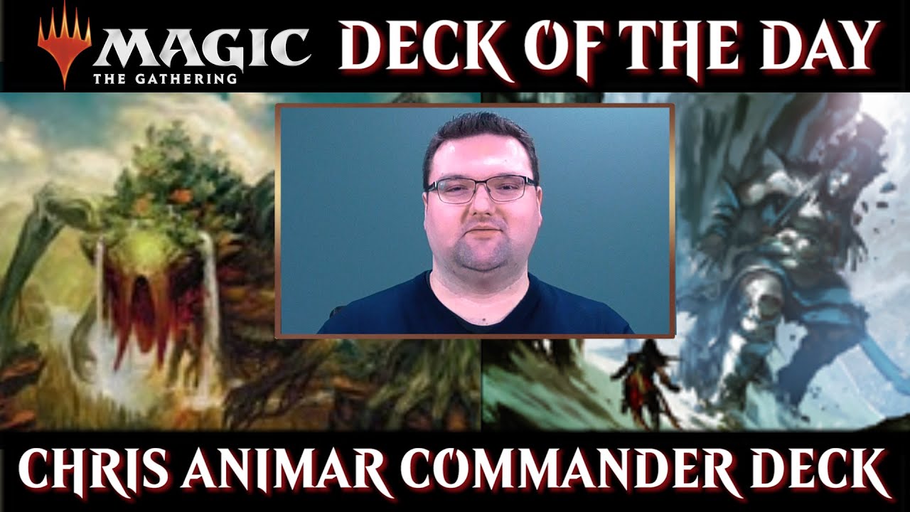 Chris ANIMAR COMMANDER DECK Magic the Gathering deutsch MTG Trader Unboxing deutsch Vintage