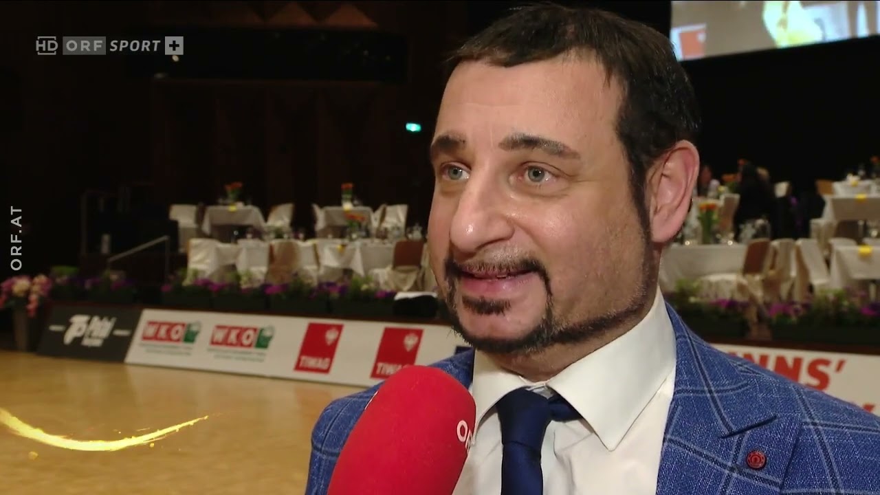 ORF Interview mit Roberto von Pro/Am Tanzen Wien beim World Masters in Innsbruck  2023