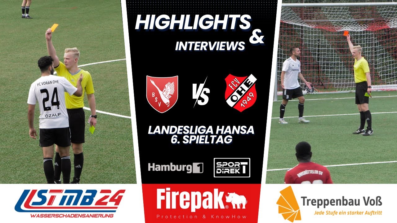 Barsbütteler SV - FC Voran Ohe Landesliga Hansa 6. Spieltag