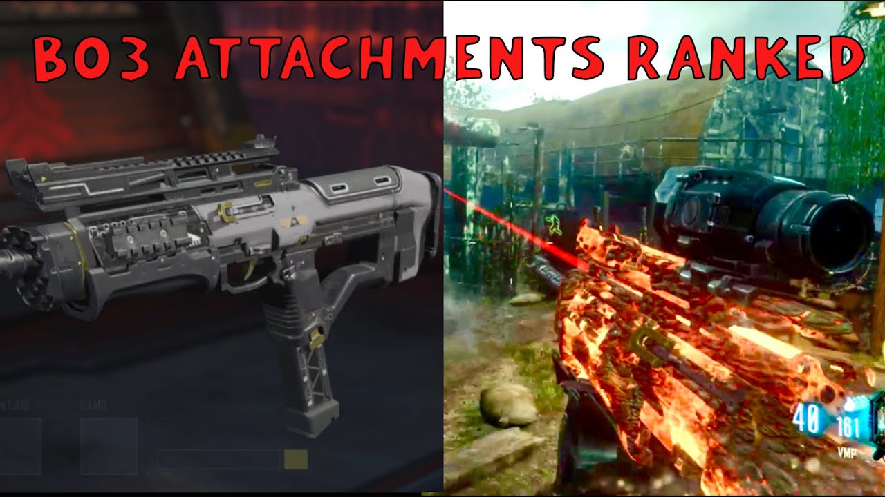 COD BO3 Zombies Attachments Ranked