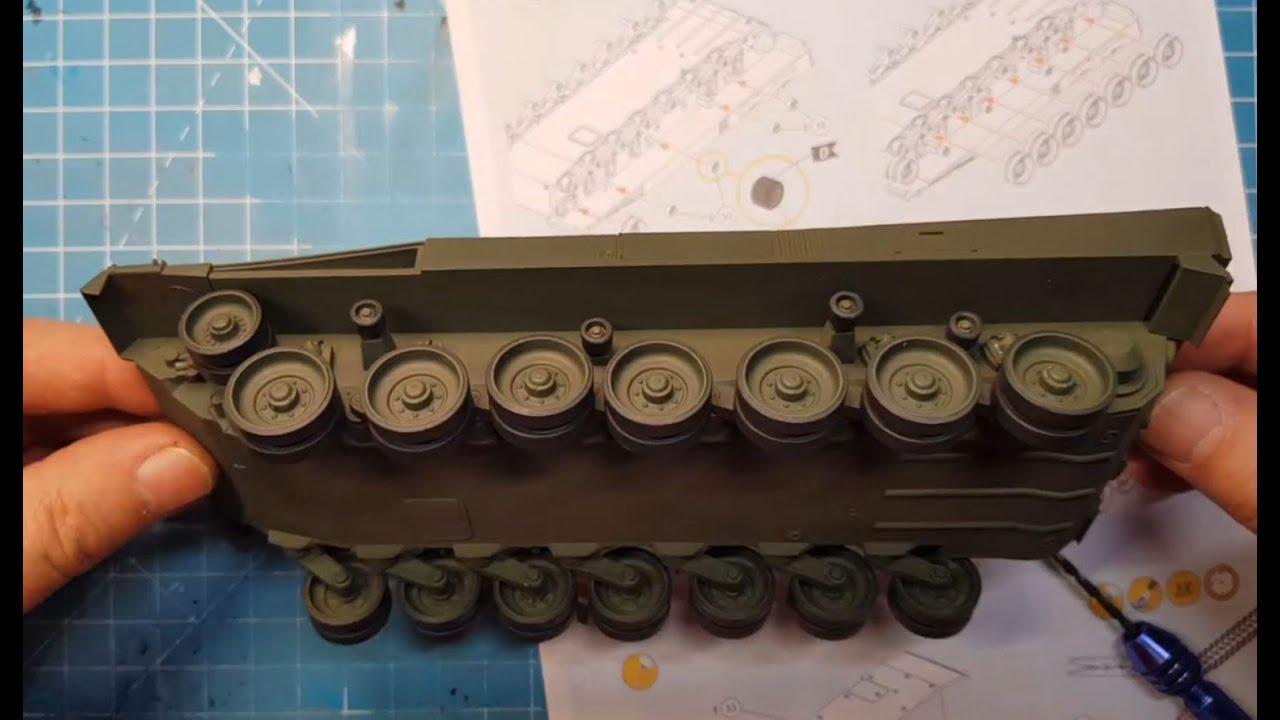 Revell Leopard 2A6M+ 1:35 Part-01 Der Anfang