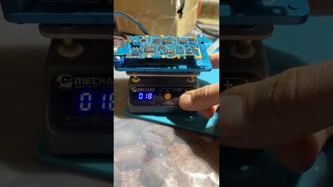 Mechanic iX5 Ultra board temperature test тест температуры на плате