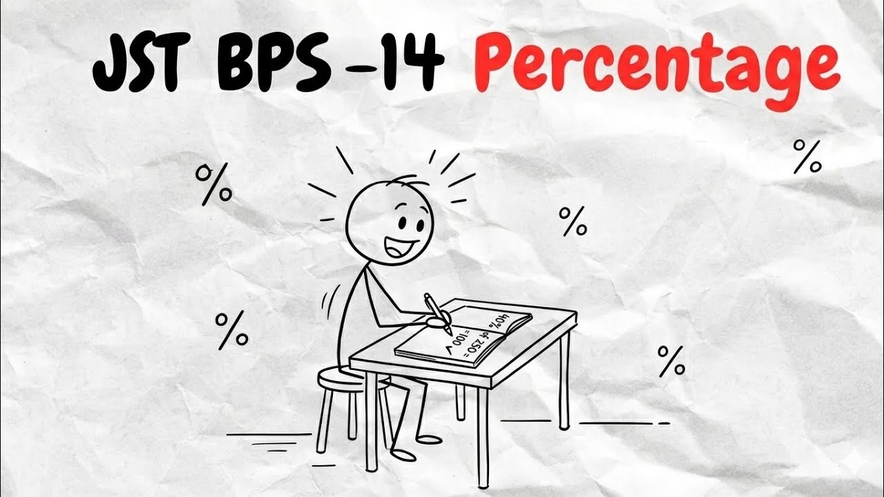 JST BPS-14 Maths | Percentage Most Repeated MCQs | Test Preparation